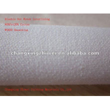 alibaba china textiles para el hogar doble punto blanco entretejido no tejido